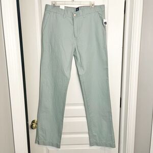 Gap Outlet NWT Slub High Rise Linen/Cotton Pocket Relaxed Fit Khaki Chino Pants